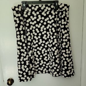 Leota Monochrome A-Line Skirt